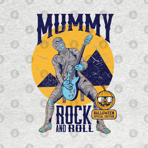 Mummy Rock and Roll by beanbeardy